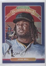 2020 Panini Donruss Diamond Kings Holo Red Josh Bell #27 0d6m
