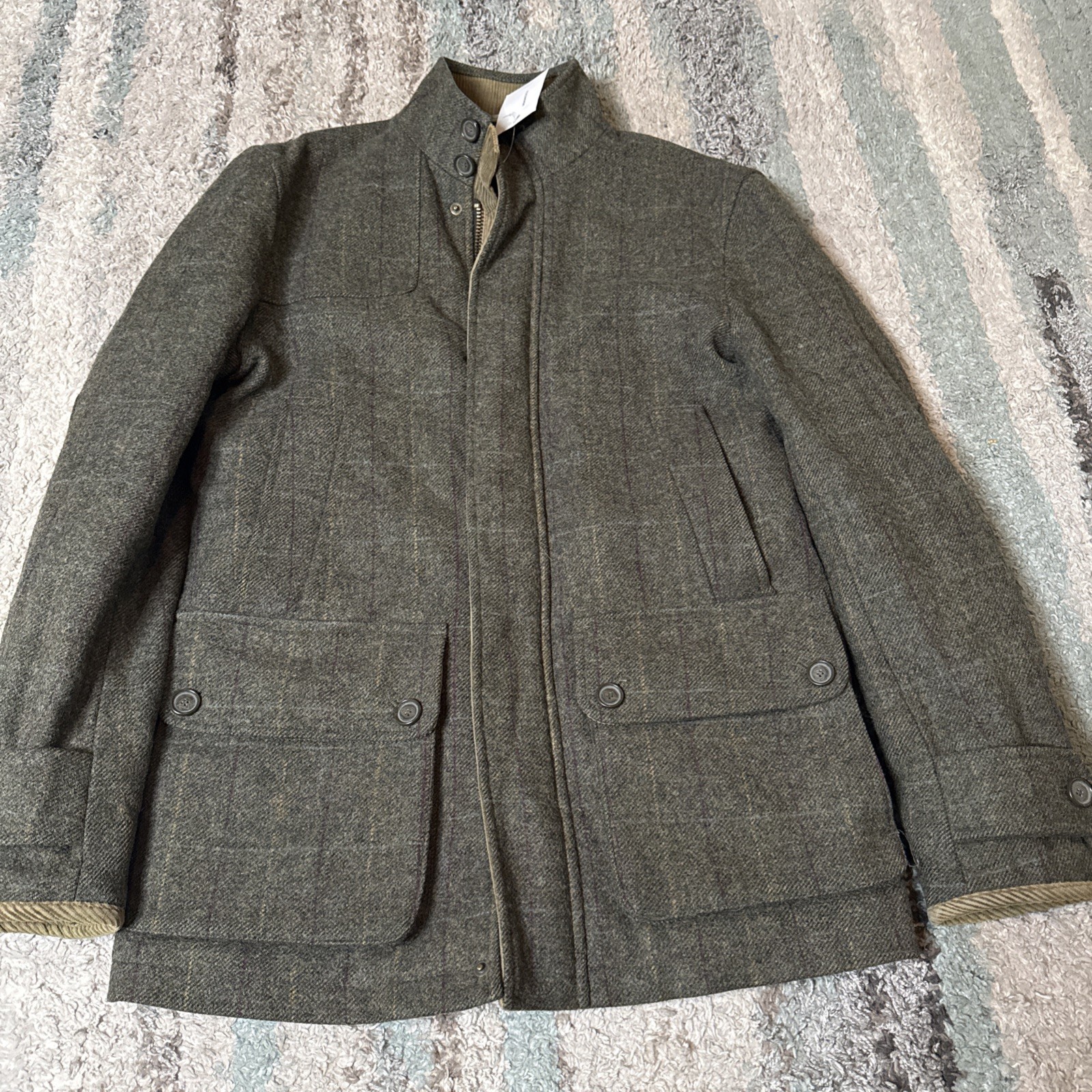 Blue Harbour Yorkshire Tweed Jacket Mens Wool Field Shooting by Moon Size Small