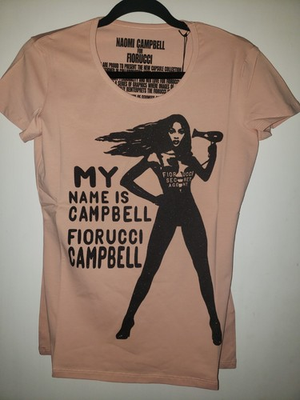 #ad NWT NAOMI CAMPBELL FOR FIORUCCI T SHIRT SIZE M $8.76