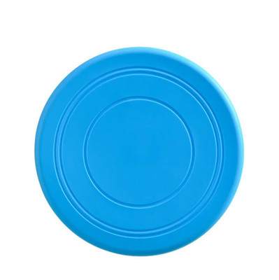 1 pc Silicone Dog Flying Disc Chew Resistant Interactive Pet Training Toy