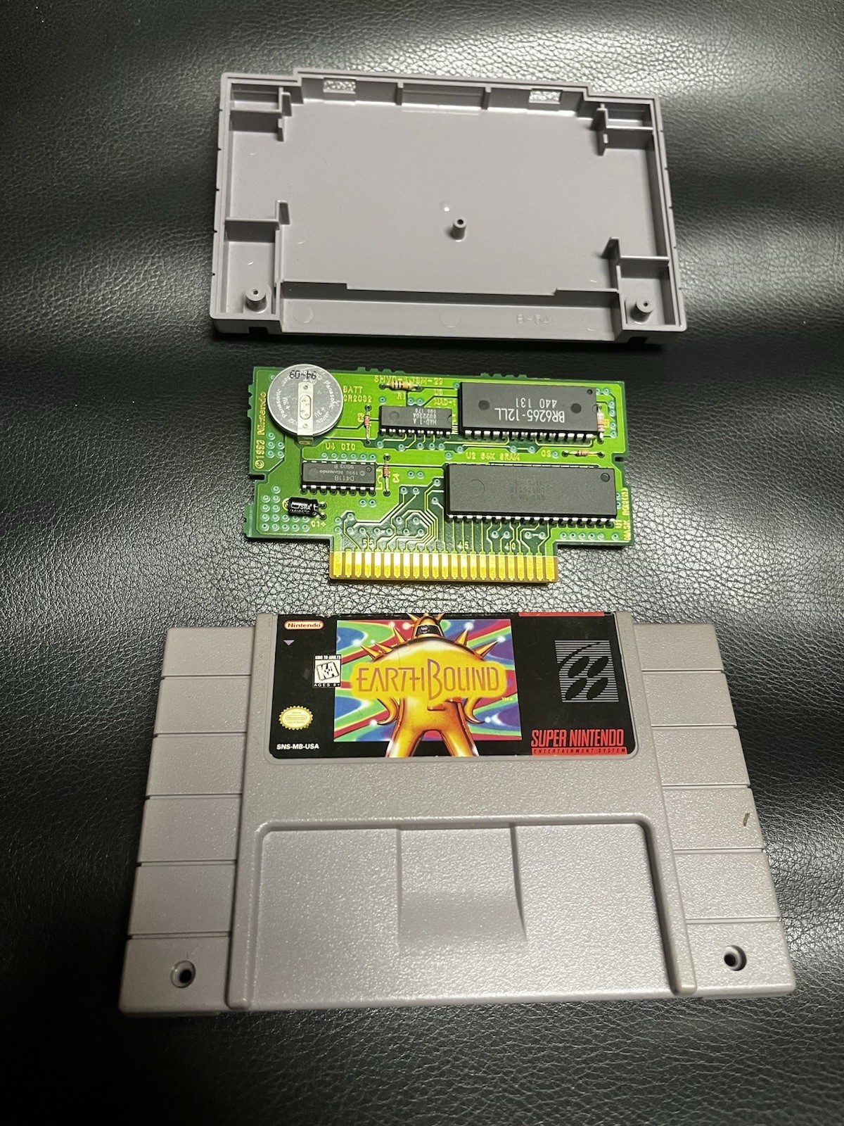 EarthBound SNES RARE Authentic Tested Saves Board Pics Cartridge Only 1995