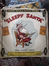 Rare 1948 Belda Talking Komics Sleepy Santa 7...