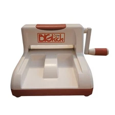 Sizzix Big Kick Scrap Book Portable Die-Cut Embossing Machine Red White