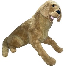 Melissa  Doug Large Golden Retriever Life-Size Plush Dog Stuffed Animal 32"