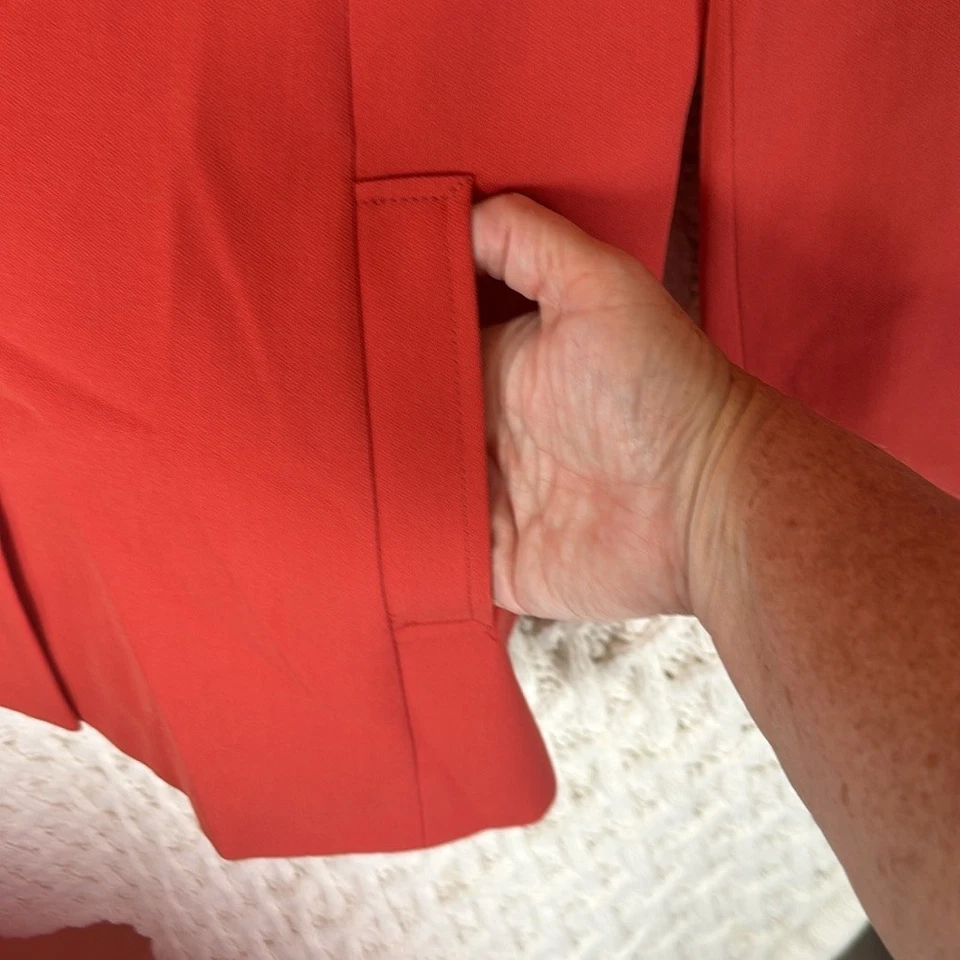 Blazer Mujer Talla 8 Naranja 100% Lana Colección Doncaster Zanzíbar Nuevo Con Etiquetas Foto 4 de 4