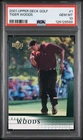 2001 UPPER DECK GOLF #1 TIGER WOODS ROOKIE RC PSA 10