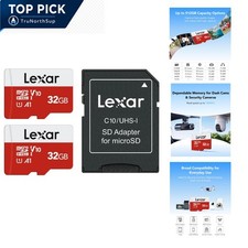 E-Series 32GB Micro SD Card 2 Pack UHS-I Class 10 A1 V10 for Smartphone, Dash...