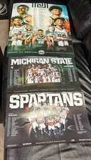 2025-26 2024-25 2023-24 Michigan State Spartans Mens Basketball schedule posters