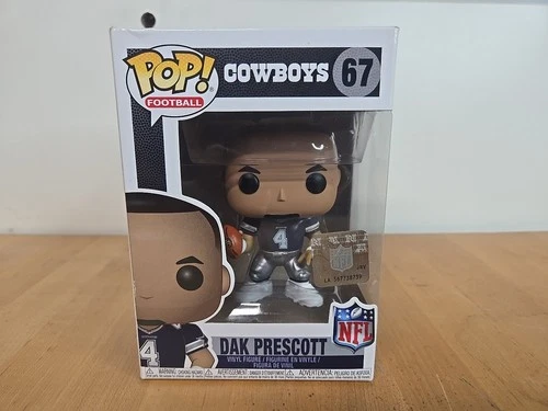 Funko POP! Dak Prescott NFL Dallas Cowboys 67 Blue Jersey NEW!