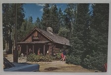 Postcard....Jenny Lake Museum at Grand Teton National Park in Wyoming, Chrome 