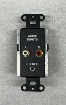 RDL D SERIES-CIJ3 - AUDIO INPUTS  (Black)