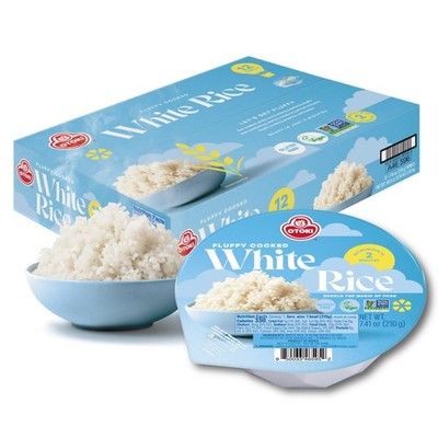 OTOKI Korean Cooked White Rice, Authentic Fluffy 7.4 Ounce (Pack of 12)