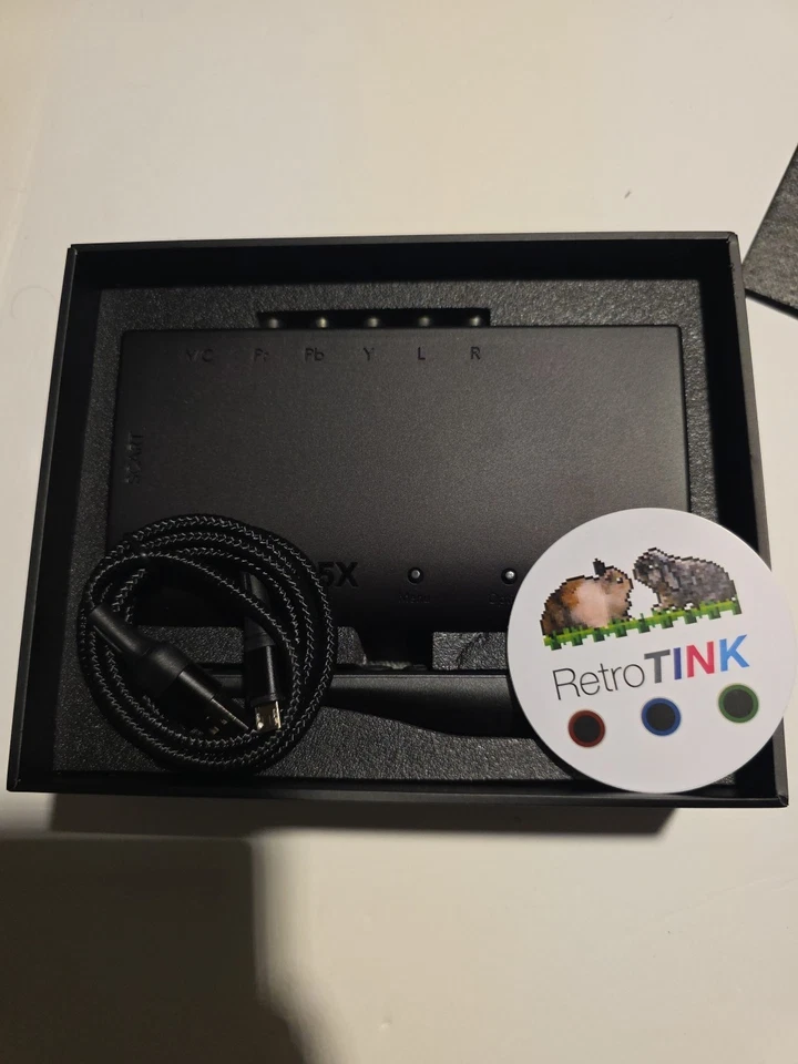 RetroTINK 5X-PRO Retro Game Upscaler HDMI With Remote, Cable, and VGA to SCART - Image 2 of 3