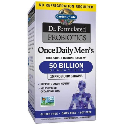 Garden of Life Dr. Formulated Once Daily Men s Probiotics 50 Billion (30 Caps)