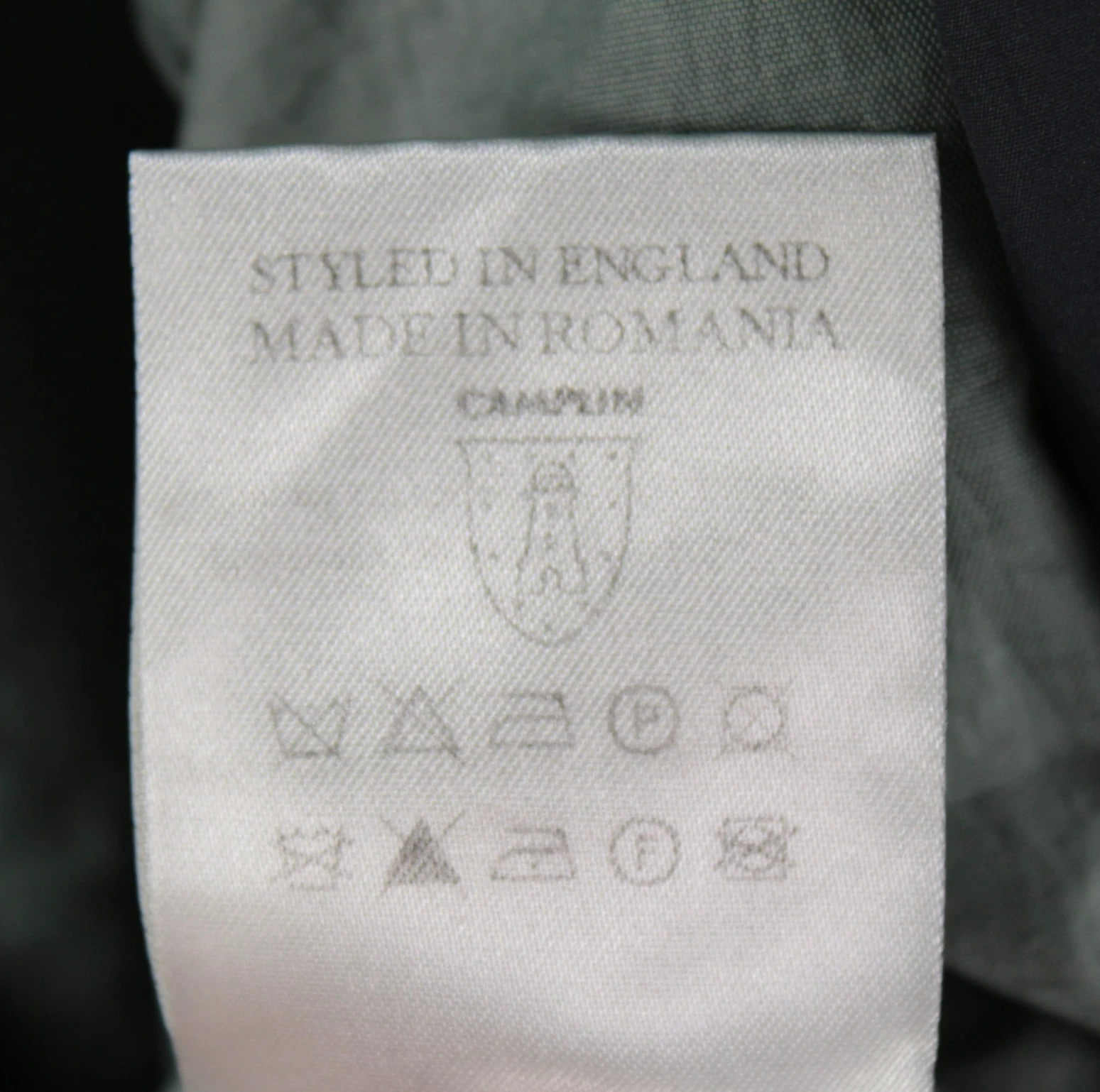 Camplin NWT 100% Cotton Pea Coat w/ Removable Lining Size 52 (L US) In Blue - product detail image 17
