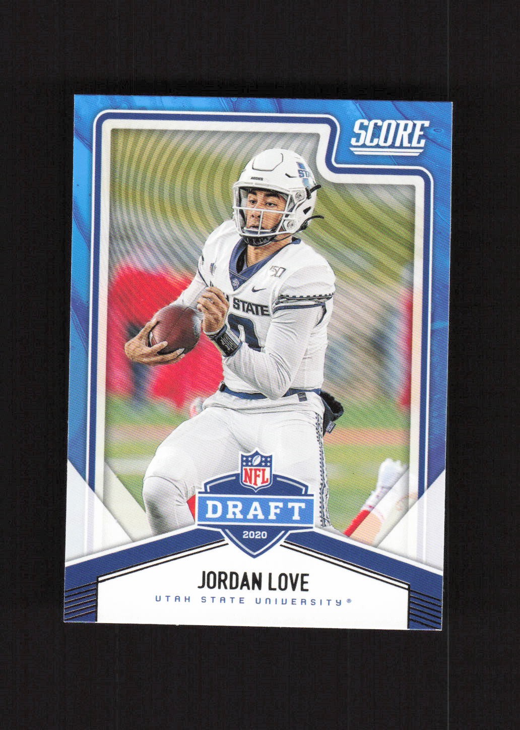 2020 Score NFL Draft #NFL-6 Jordan Love Utah State Aggies