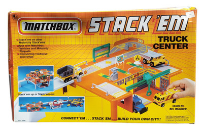 Vintage 1990 Matchbox Stack 'Em Truck Center Playset - Fits 1:64 Cars - Unopened
