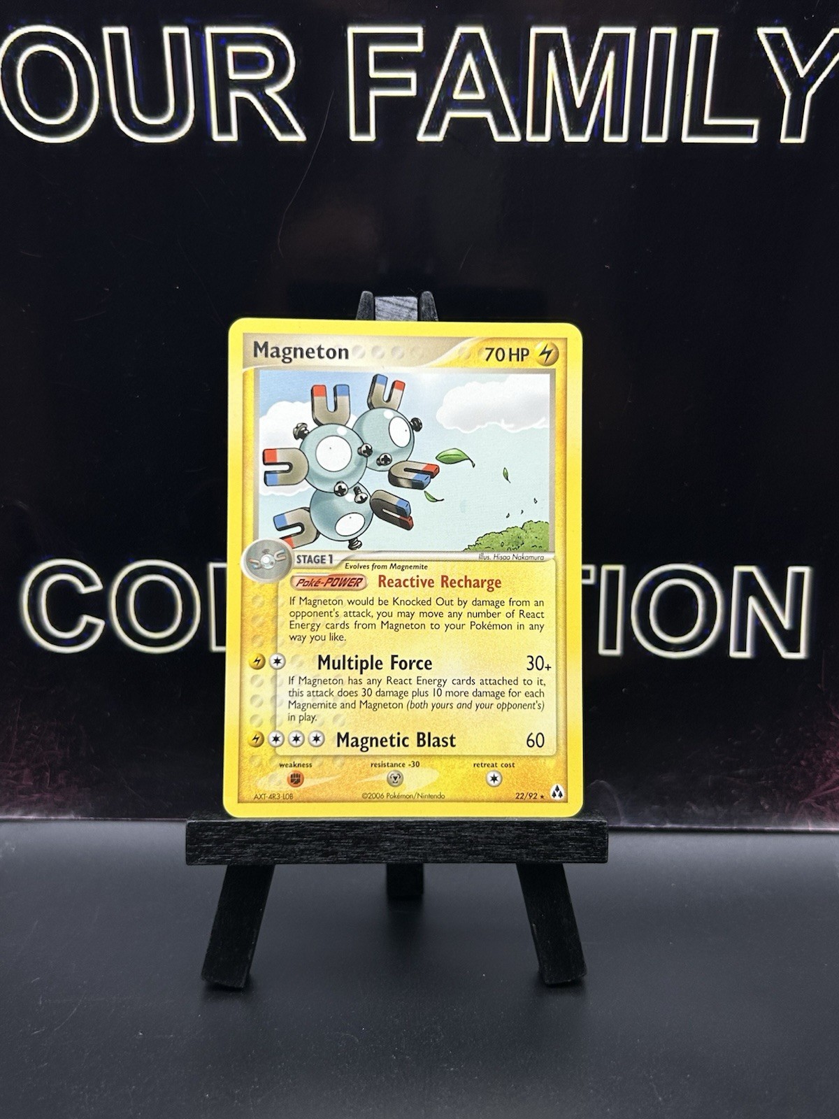 Pokemon TCG - Magneton 22/92 Regular Rare - EX Legend Maker - NM