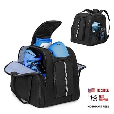 Roller Skate Bag for Men Women, Ice Skating Backpack for Skate Shoes Up to US