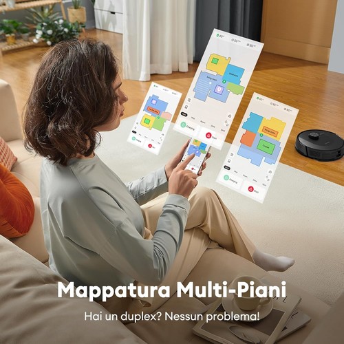 Robot aspirapolvere lava pavimenti Ultenic T20 Pro Alexa Siri google APP wifi - Foto 6 di 11