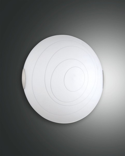 Deckenleuchte Esszimmer Chrom Weiß Glas Metall B:30 Cm E27 Deckenlampe KüChe-image