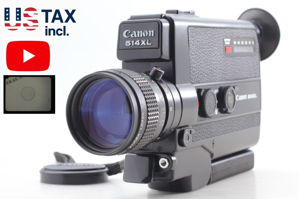 Canon　514XL MINT] Canon 514XL SUPER 8 8mm Movie Cine Camera 9-45mm F1.4 Lens