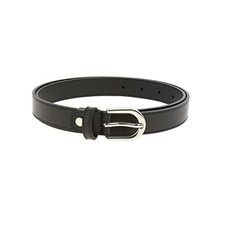 - Women genuine Italian leather belt 80 cm 31 in / Waist size 29 to 30 Black