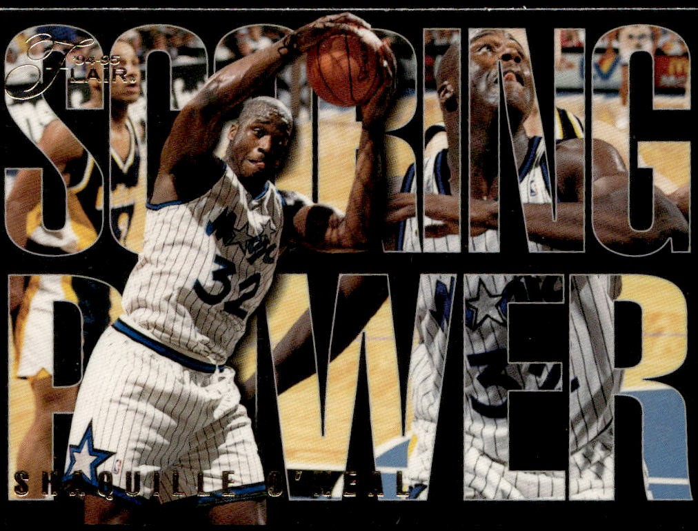 1994-95 Flair #5 Shaquille O'Neal Scoring Power E1