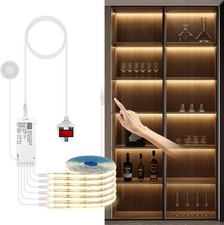 Cabinet Light COB LED Strip Lights 6 in 1 Dimmable Touch Control for Display 2C