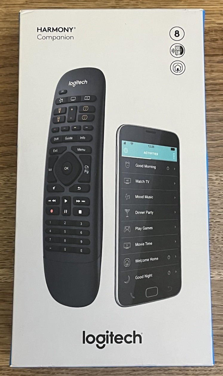 Logitech Harmony Companion 8 in 1 Remote and Control Hub