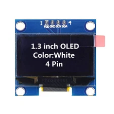 1.3" I2C IIC 128X64 LED OLED LCD Display Module Arduino White Color SSD1106 US