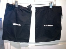 Authentic Pair Of Chanel Shoe Dust Bag Covers...