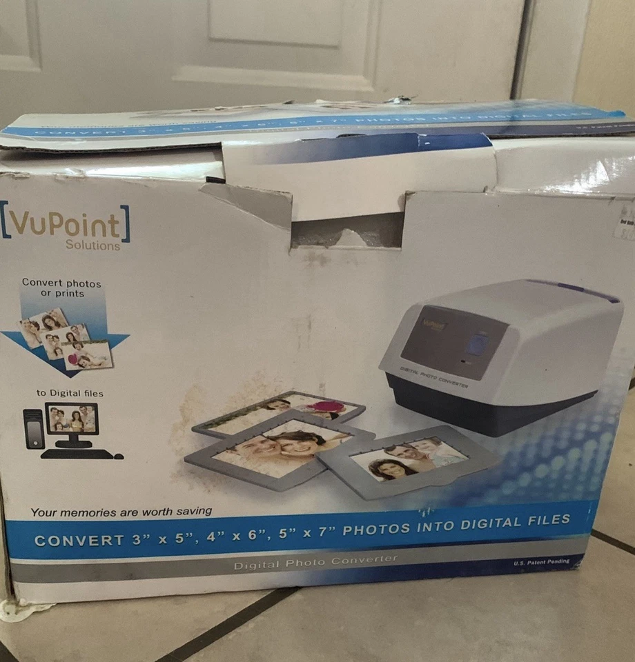 Vupoint Solutions Digital Photo Converter-PHOTOS TO DIGITAL FORMAT 3 Sized Trays - Image 3 of 4