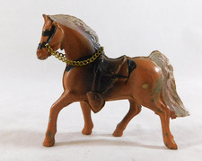 Vintage Palomino Cast Metal Painted Toy Horse Made In Japan