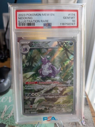 2023 Pokemon SV 151 Nidoking Illustration Rare #174/165 PSA 10 GEM MINT