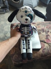 Spark Create Imagine Sugar Skull Rattle Crinkle 16" Baby Plush Stuffed Toy