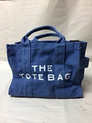 Marc Jacobs Medium The Tote Blue Shadow M0016493-481 Bag W/ Strap *READ*