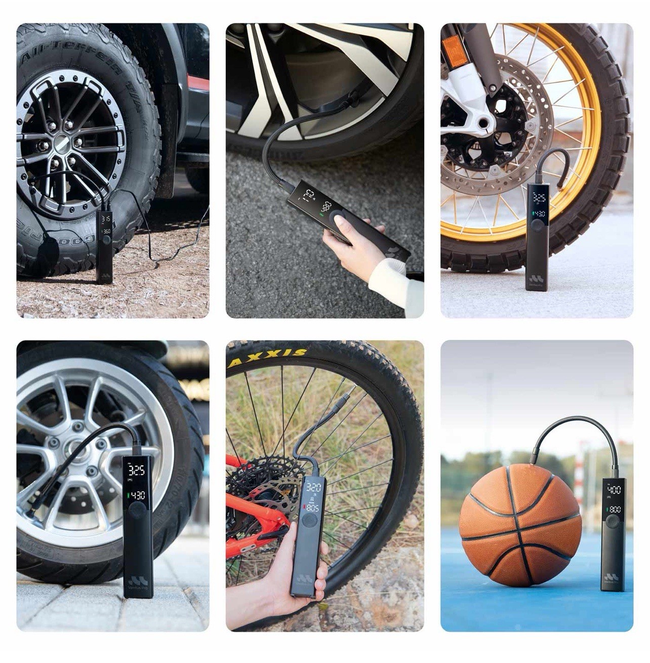 Wireless Smart Air Pump For Car Tires, Balls, Includes All Attachments. NEW!!!!