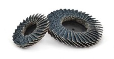30 Pack - Superior Abrasives 2" Type R Mini Flap Disc 120 Grit - Zirconia