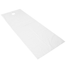 White 2pcs Beauty Salon Bed Sheets Oil Resistant Waterproof SPA Massage