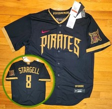 *WOW* NIKE Pittsburgh PIRATES STARGELL City Connect Jersey Mens L shirt baseball