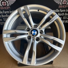 1 X GENUINE BMW F30 F31 F32 18" Alloy Wheel 8J ET34 441 7846778 7852491 Sliver