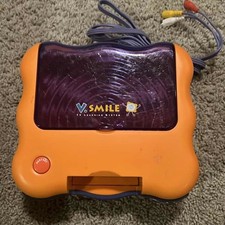2D VTech V.Smile TV Learning System Console Orange  Cords