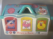 PlayGo Shape-a-Barn Farm Shape Sorter Toy 10 ...