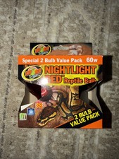 zoo med light Night Light Red Reptile Bulb
