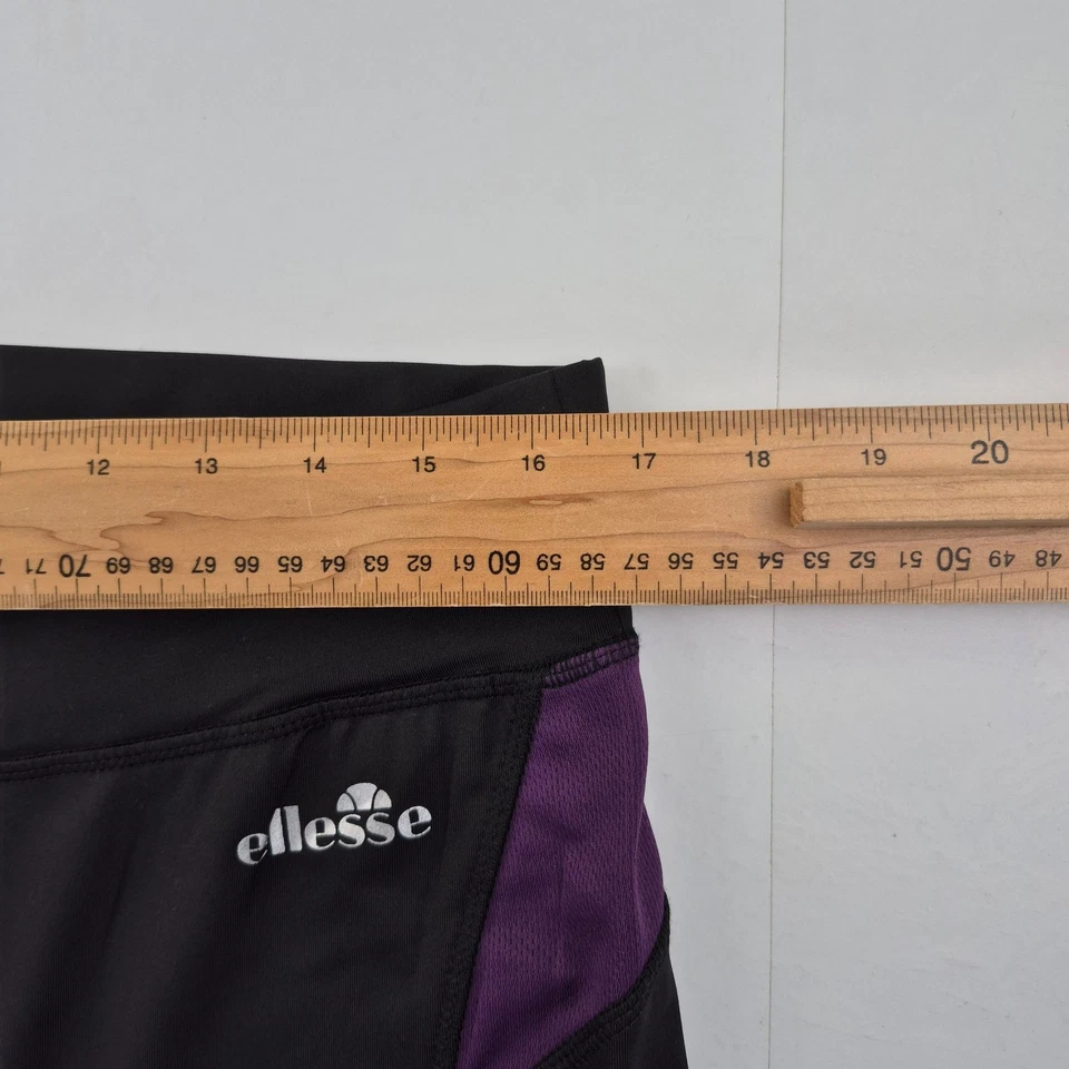 ELLESSE 紧身裤 18 黑色女式涤纶弹力运动服 — 第 4/4 张图片