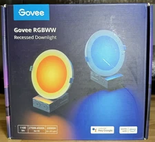 Govee Smart RGBWW 6-inch Recessed Downlight H601A 2-Pack