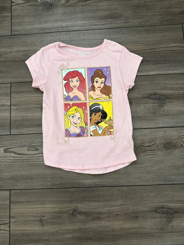 Girls Pink Princess Shirt - Disney - Size 6