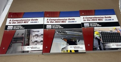 IEC A Comprehensive Guide To The 2023 NEC VOLUME 1 2 & 3 NICE FAST SHIPPING