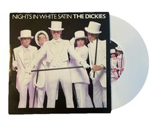 The Dickies - Nights In White Satin 7" White Vinyl Record Misprint 1979 NM / EX